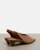 Loewe Loewe Origami leather slingback pumps - 3