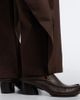 Loewe Loewe Oval leather loafer pumps - 2