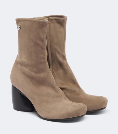 Loewe Loewe Oval suede ankle boots