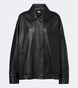 Loewe Loewe Oversized leather jacket