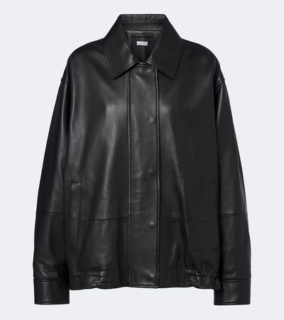 Loewe Loewe Oversized leather jacket