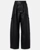 Loewe Loewe Paneled leather wide-leg pants - 1