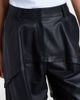 Loewe Loewe Paneled leather wide-leg pants - 3