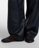 Loewe Loewe Paneled leather wide-leg pants - 4
