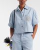 Loewe Loewe Paula's Ibiza Anagram cropped denim shirt - 2