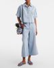 Loewe Loewe Paula's Ibiza Anagram cropped denim shirt - 5