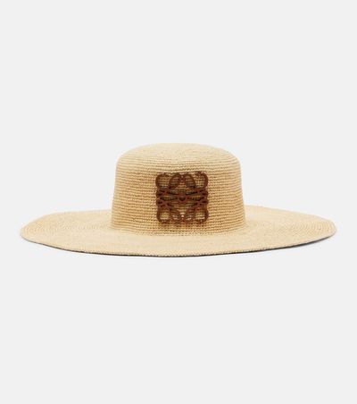 Loewe Loewe Paula's Ibiza Anagram raffia sun hat