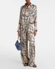 Loewe Loewe Paula's Ibiza Anagram silk wide-leg pants - 2