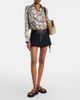 Loewe Loewe Paula's Ibiza cotton and silk crÃªpe skort - 2