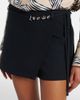Loewe Loewe Paula's Ibiza cotton and silk crÃªpe skort - 3