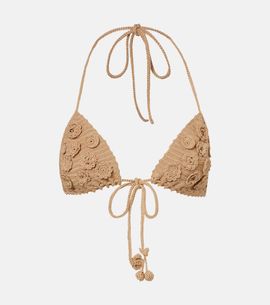 Loewe Loewe Paula's Ibiza crochet cotton bra top