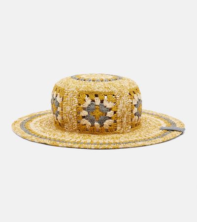 Loewe Loewe Paula's Ibiza crochet raffia bucket hat