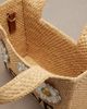 Loewe Loewe Paula's Ibiza embellished raffia tote bag - 3