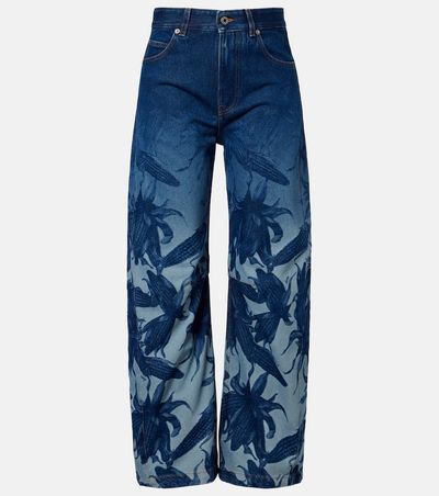 Loewe Loewe Paula's Ibiza printed barrel-leg jeans