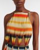 Loewe Loewe Paula's Ibiza striped silk maxi dress - 3