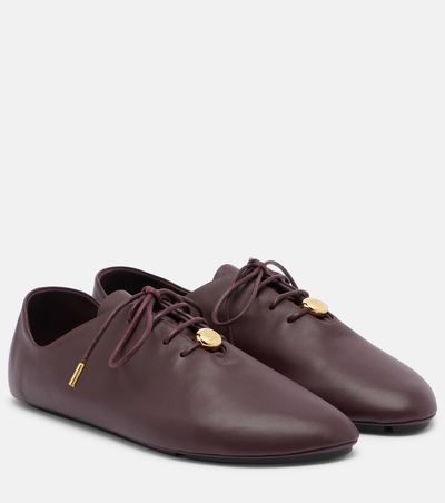 Loewe Loewe Pebble Soft leather sneakers