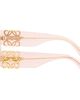 LOEWE LOEWE Pink Beveled Oval Maxi Anagram Sunglasses - 3