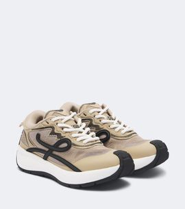 Loewe Loewe Pogo mesh-trimmed sneakers
