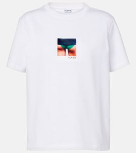 Loewe Loewe Printed cotton T-shirt
