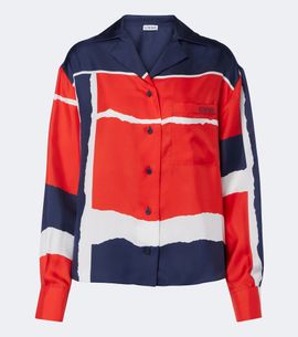 Loewe Loewe Printed silk twill pajama shirt