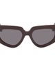 LOEWE LOEWE Purple Anagram Cat-Eye Sunglasses - 1