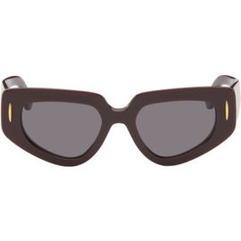 LOEWE LOEWE Purple Anagram Cat-Eye Sunglasses