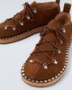 Loewe Loewe Rivet studded suede shoes - 3