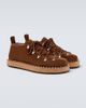 Loewe Loewe Rivet studded suede shoes - 5