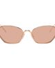 LOEWE LOEWE Rose Gold Anagram Cat-Eye Sunglasses - 1