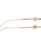 LOEWE LOEWE Rose Gold Anagram Cat-Eye Sunglasses - 2
