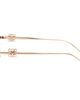 LOEWE LOEWE Rose Gold Anagram Cat-Eye Sunglasses - 3