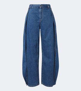 Loewe Loewe Ruffled wide-leg jeans