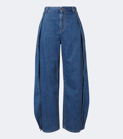 Loewe Loewe Ruffled wide-leg jeans
