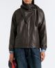 Loewe Loewe Scarf-detail leather jacket - 2