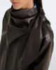 Loewe Loewe Scarf-detail leather jacket - 3