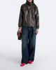 Loewe Loewe Scarf-detail leather jacket - 6
