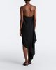 Loewe Loewe Shearling-trimmed crêpe midi dress - 5