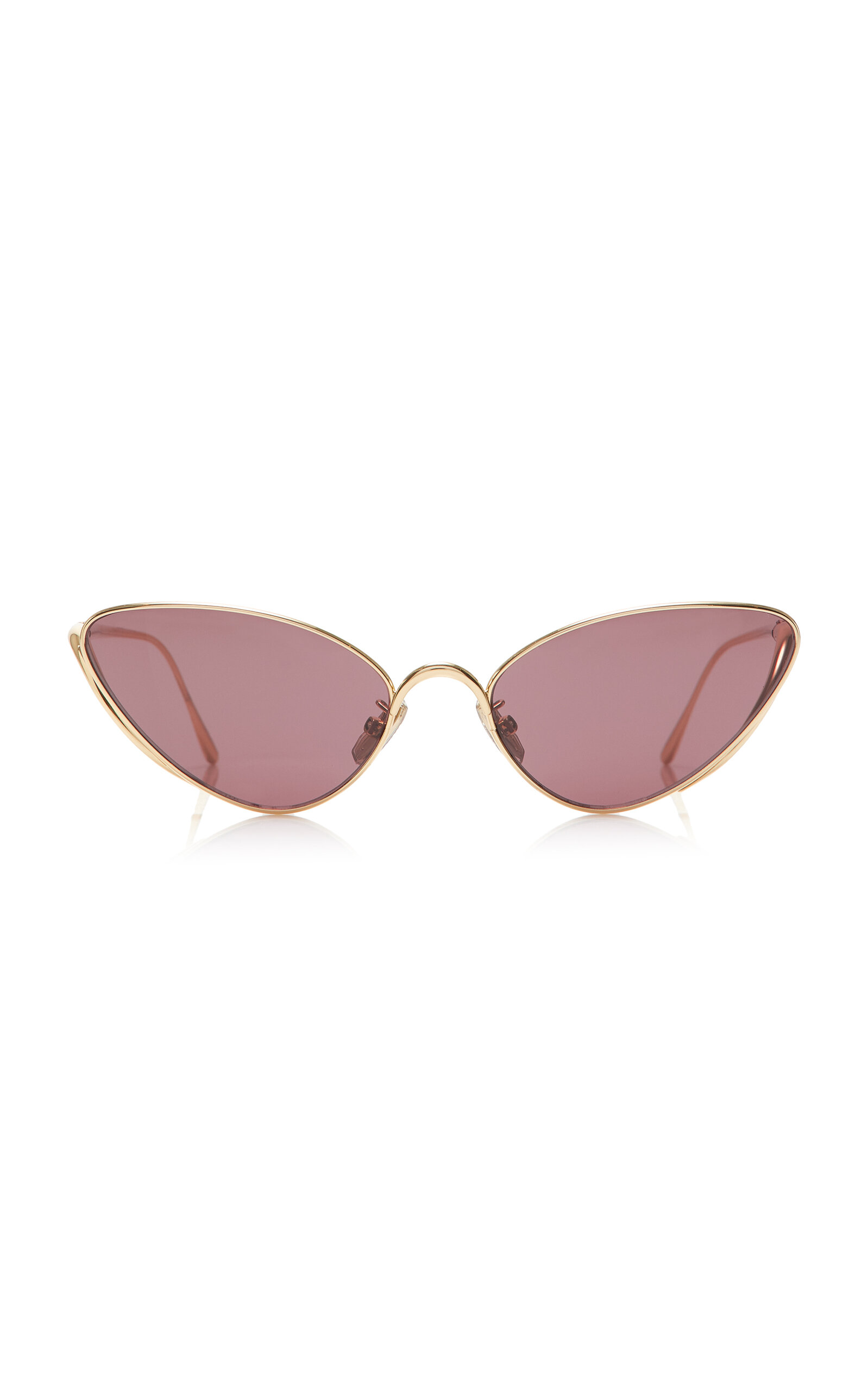 Loewe Loewe Shooting Star CatEye Metal Sunglasses Brown OS