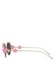 Loewe Loewe Signature Flower Framed Yellow Oval Sunglasses, 51mm - 3