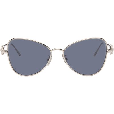 LOEWE LOEWE Silver Anagram Butterfly Sunglasses