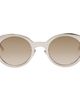 LOEWE LOEWE Silver Coil Sunglasses - 1
