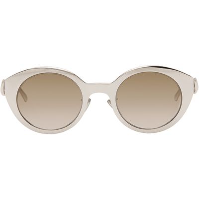 LOEWE LOEWE Silver Coil Sunglasses