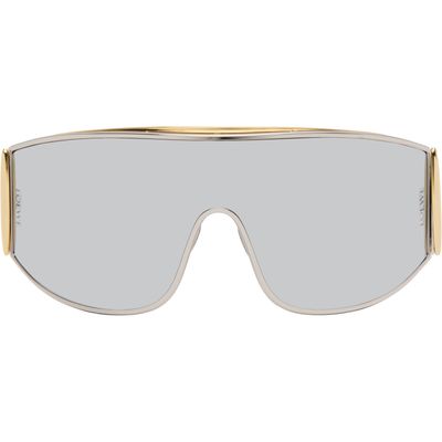 LOEWE LOEWE Silver Speed Shield Sunglasses