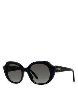 Loewe Loewe Slim Geometric Sunglasses, 50mm