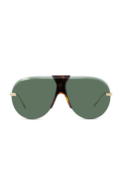 Loewe Loewe Slim RoundFrame Metal Sunglasses
