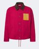 Loewe Loewe Suede-trimmed cotton canvas jacket - 1