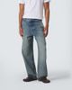 Loewe Loewe Suede-trimmed straight jeans - 3