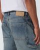 Loewe Loewe Suede-trimmed straight jeans - 6