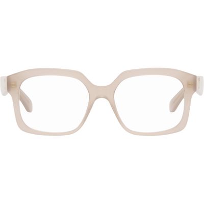 LOEWE LOEWE Taupe Anagram Glasses