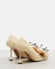 Loewe Loewe Toy floral-appliquÃ© shearling pumps - 2